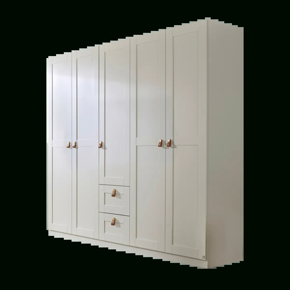 Rauch Quadra-Spin Kleiderschrank 5-Türig 2 Schubkästen In Alpinweiß with Kleiderschrank Rauch