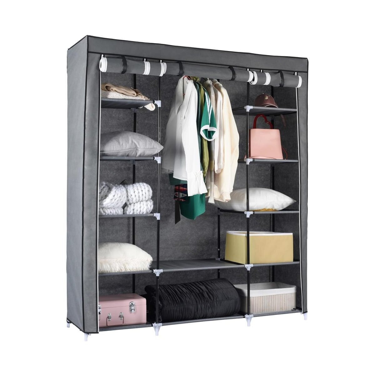 Ribelli Kleiderschrank Vlies 150X175X45Cm - B-Ware Sehr Gut throughout Vlies Kleiderschrank