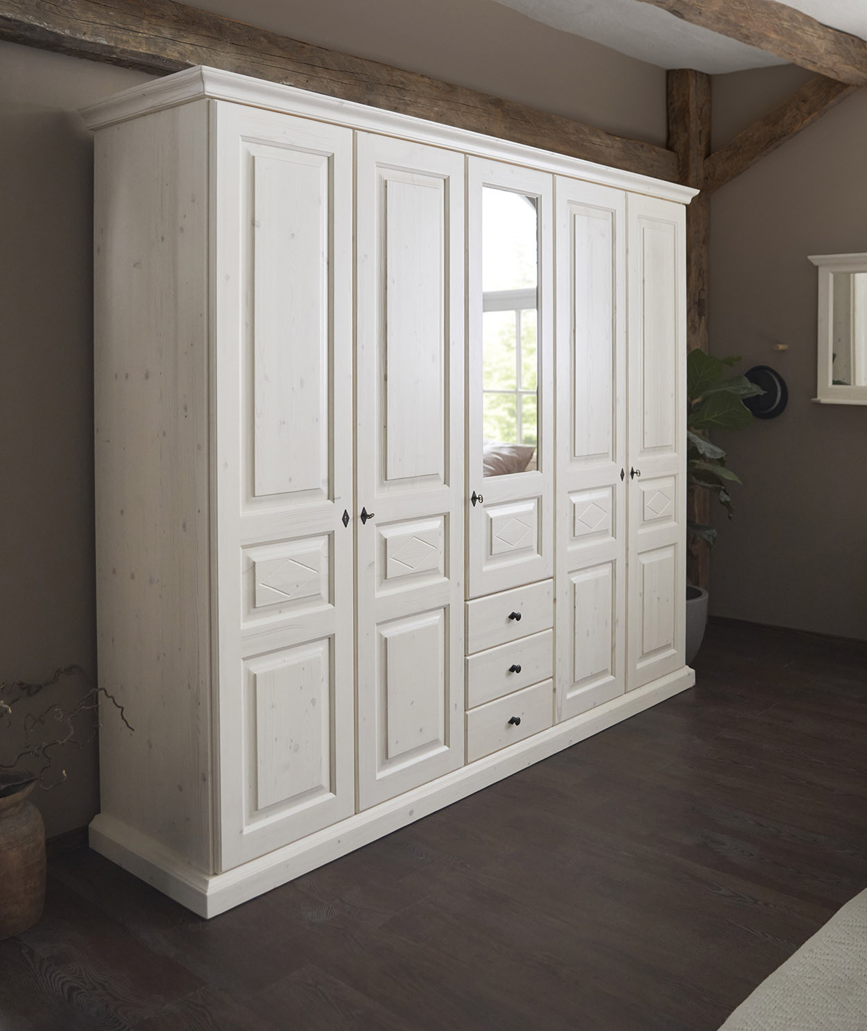 Schrank Im Landhausstil | Fichte | 2-6 Trg. | Romance inside Kleiderschrank Landhaus