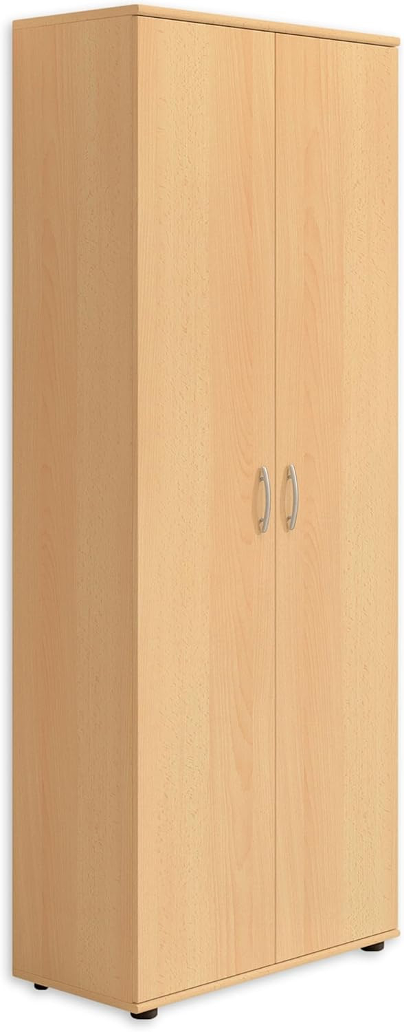 Schuhschrank Talent Für Büro, Keller, Diele, Buche Optik 5 Fächer pertaining to Kleiderschrank Buche Nachbildung