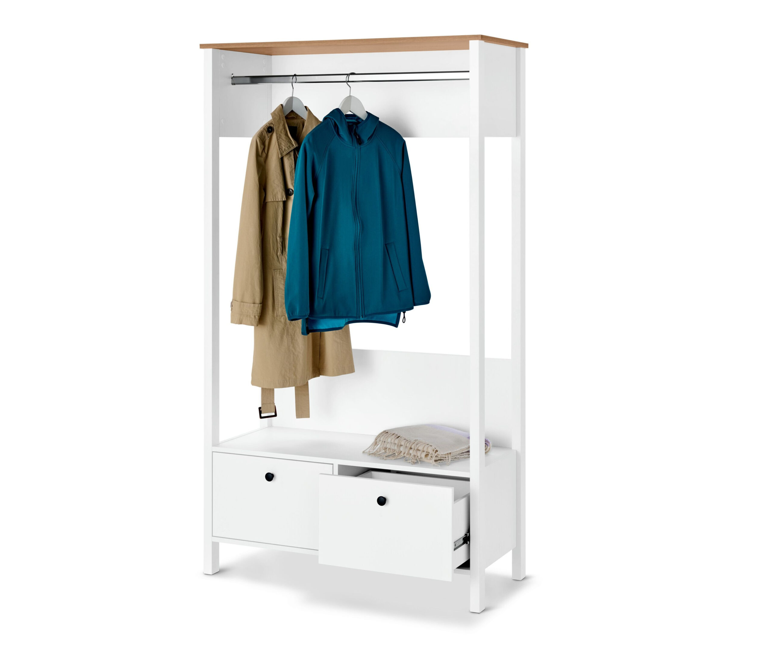 Tchibo - Universalschrank Mit Seitlichem Stauraum - 68,5X52X184Cm for Tchibo Kleiderschrank