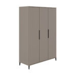 Transland® Nea Kleiderschrank 3 Türig Taupe | Möbel Letz – Ihr With Regard To Kleiderschrank 130 Cm Breit