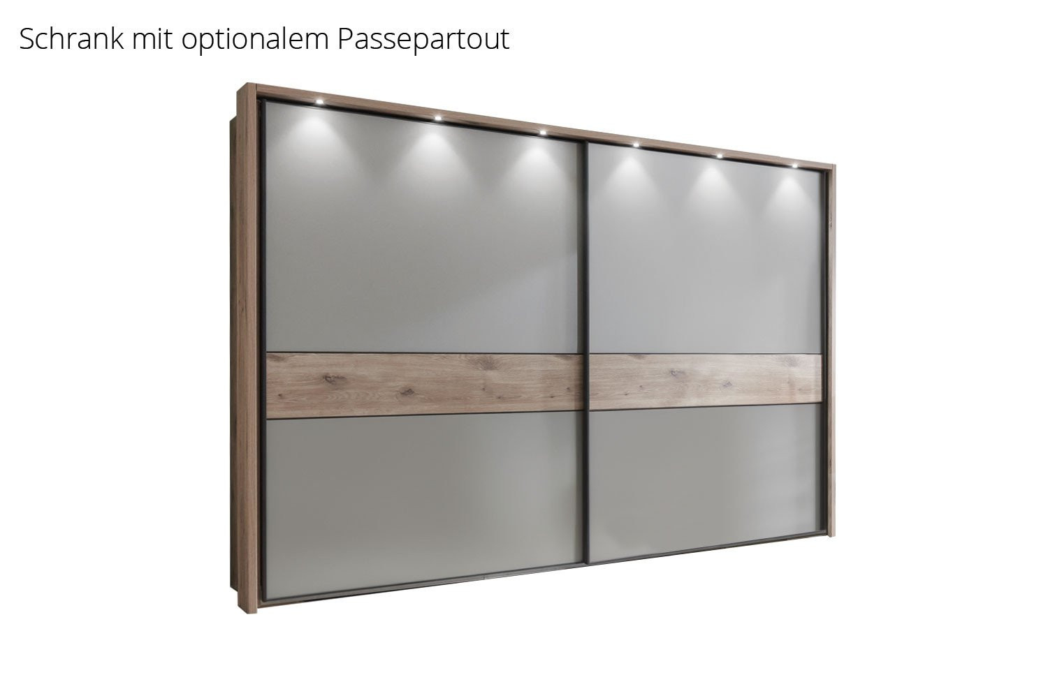 Treviso Von Wiemann - Schlafzimmer Nordic-Eiche - Kieselgrau regarding Kleiderschrank Xxl Lutz