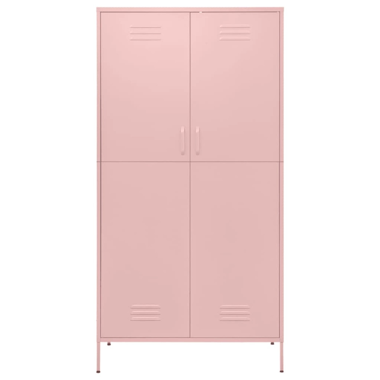 Vidaxl Kleiderschrank Rosa 90X50X180 Cm Stahl intended for Kleiderschrank Rosa