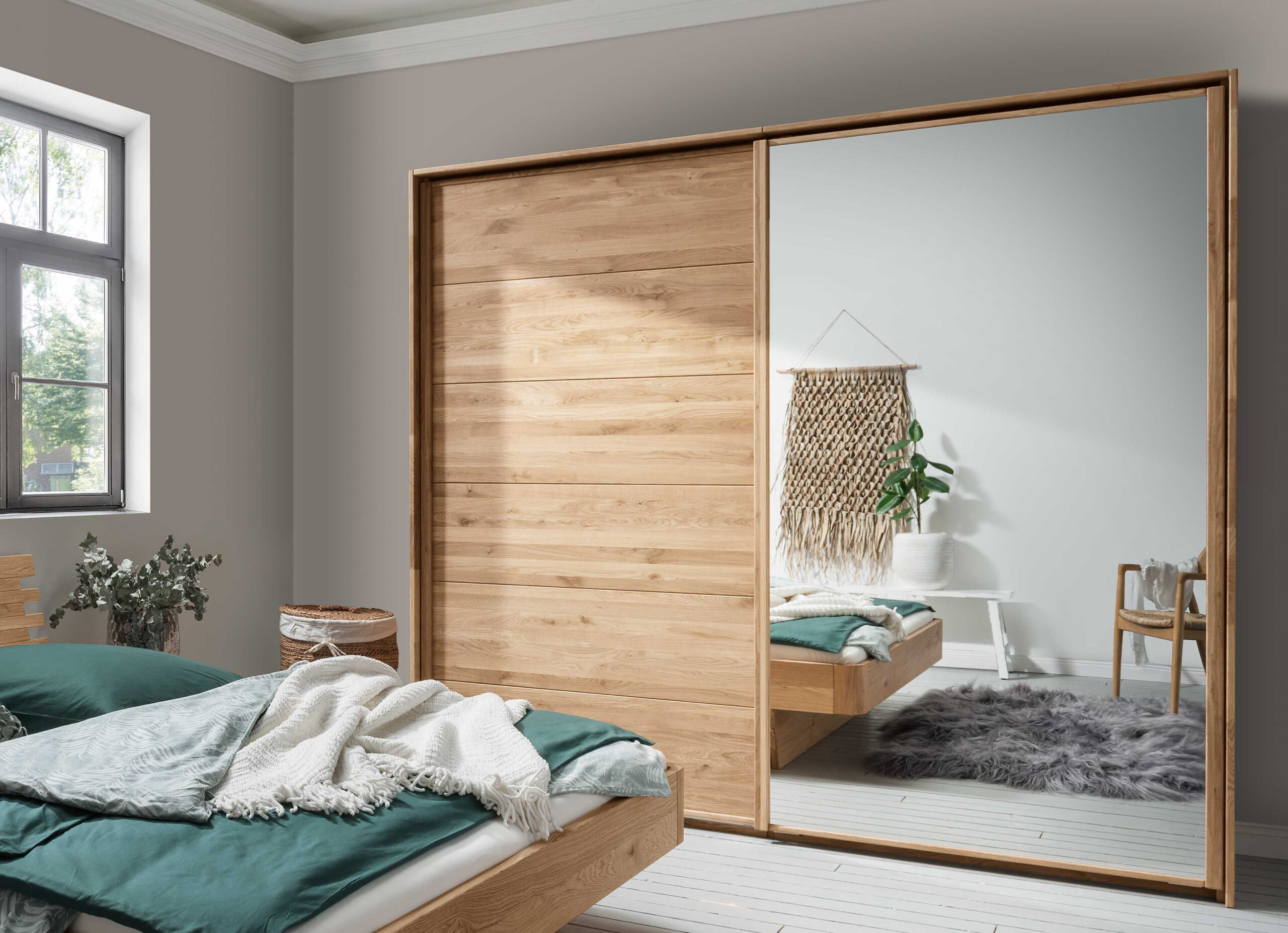 Woodside Kleiderschrank Massivholz for Massiv Kleiderschrank
